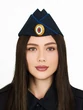 Пилотка Юстиции цвет темно-синий с кокардой в комплекте