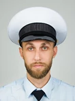 Фуражка ВМФ парадная цвет белый