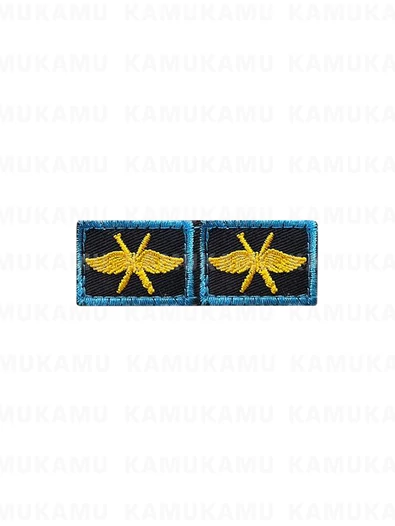 Нашивка петличная ВКС цвет синий