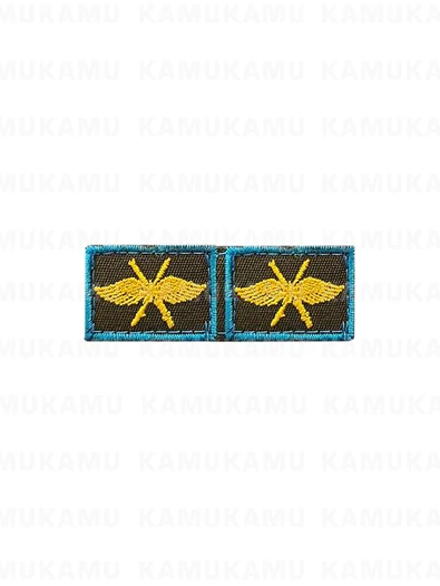 Нашивка петличная ВКС цвет оливковый