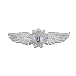Нагрудный знак ФСО 1 класс серебристый