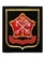 Нашивка ( шеврон вышитый ) на рукав Западный военный округ н/о по приказу 300 (черная тк. золотой кант)