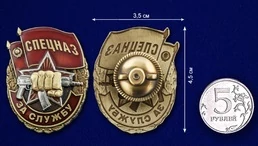 Знак "За службу в Спецназе" №2922