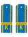 Погоны курсант ВВС, ВДВ, ВКС голубые ЕФРЕЙТОР Пластиковые