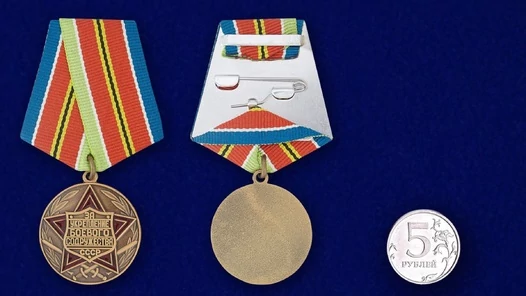 Сувенирная медаль «За укрепление боевого содружества» (СССР) №725(485)