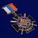 Нагрудный знак "За службу России" (чёрный) №1033(667)