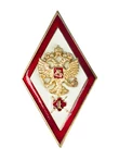 Значок об окончании ВУЗ ФСИН(с отличием)