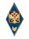 Знак нагрудный окончание с отличием Военный ВУЗ синий фон