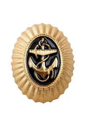 Кокарда парадная для ВМФ малая, 3,8х3см Комплект 3шт.