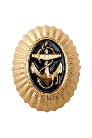 Кокарда парадная для ВМФ малая, 3,8х3см Комплект 3шт.