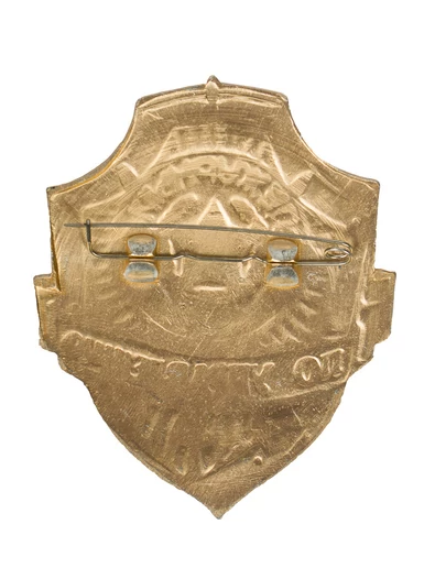 Знак на булавке из алюминия Дежурный по роте
