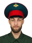 Фуражка МО с вышитым гербом цвет морская волна с красным кантом