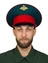 Фуражка МО с вышитым гербом цвет морская волна с красным кантом
