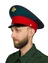 Фуражка МО с вышитым гербом цвет морская волна с красным кантом